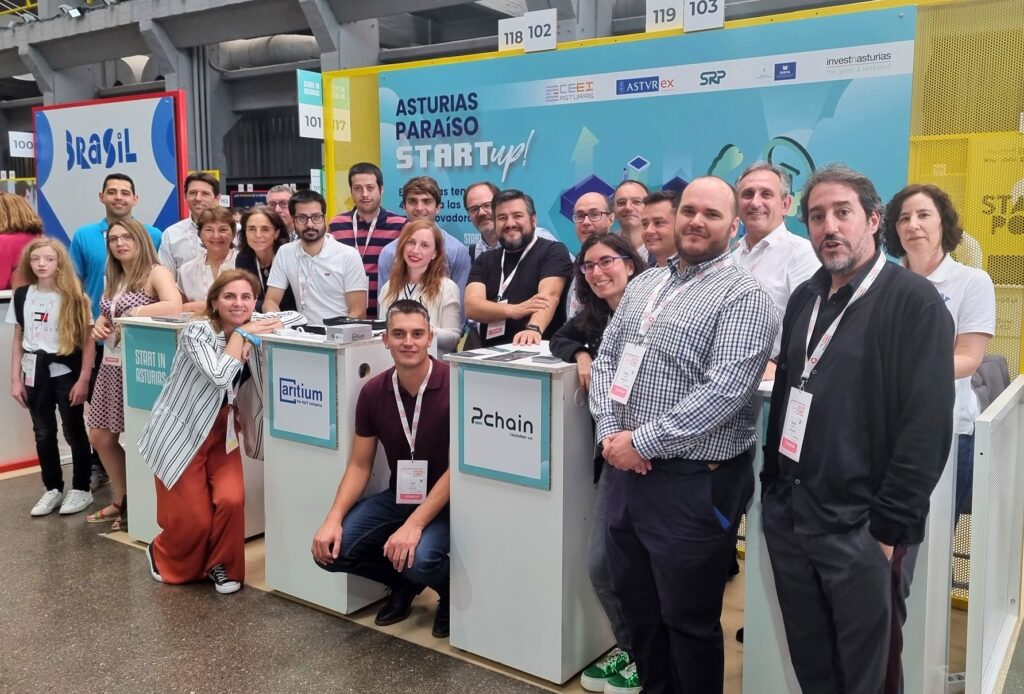 Empresas innovadoras estand de Asturias en el South Summit 2022